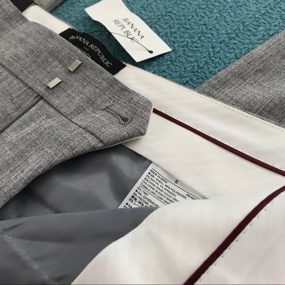 Banana Republic Jackson Gray Pants - Picture 2 of 8